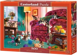 Puzzle 500 Teile Freche Kätzchen