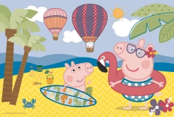 Puzzle Peppa Wutz: Urlaub Maxi 24 Teile