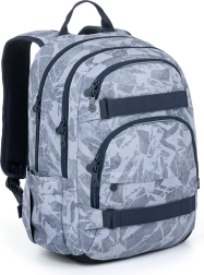 Studentenrucksack Topgal Viki grauer Marmor