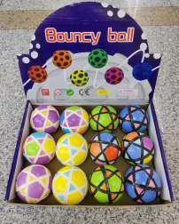 Bunter Gummiball 6,3 cm