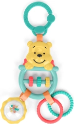 Bright Starts Rassel und Beißring am C-Ring Winnie the Pooh Busy Bear