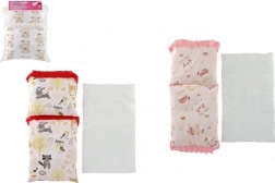 Bettdecke und Kissen mit Unterlage für Puppen