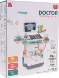 Kinderarztwagen mit EKG und Zubehör