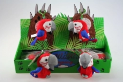 Plüschpapagei – Schlüsselanhänger 8 cm