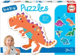 Educa Baby Puzzle Dinosaurier 5-in-1