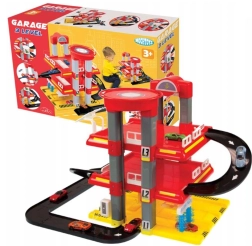 Dreistöckige Garage mit Hubschrauberlandeplatz und Aufzug MOCHTOYS