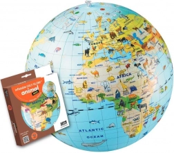 Aufblasbarer Globus-Ball 50 cm – Tiere