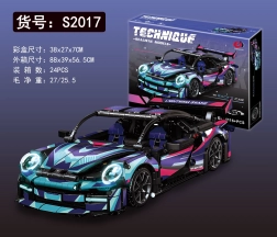 Konstruktionsset Sportwagen 1116 Teile