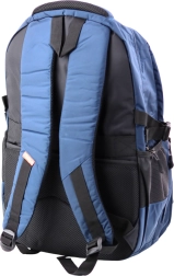 Städtischer Rucksack mit Taschen 35L blau