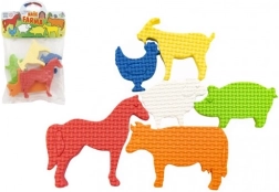 Schaum-Wassersticker Unsere Farm – 6 Stk.