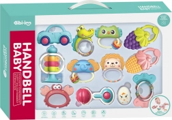 Set mit Rasseln und Beißringen Tiere 12 Stk.