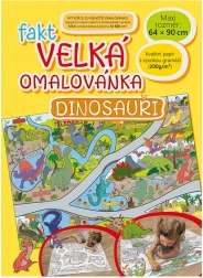 großes Ausmalposter Dinosaurier