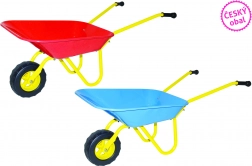 Kinder-Schubkarre aus Blech – tschechische Verpackung