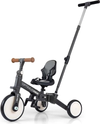 Milly Mally Kinderfahrrad 5-in-1 Optimus Max, dunkelgrau