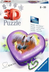 Ravensburger 3D-Puzzle Herz Pferde – Schmuckschatulle 54 Teile
