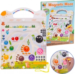 Magnetische Lerntafel mit Labyrinth – Farben und Zählen lernen