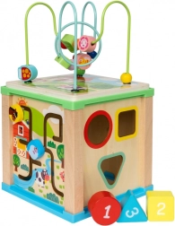 Holzwürfel Aktivitätscenter 5-in-1