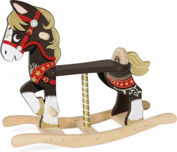 Le Toy Van Petilou Schaukelpferd für Kinder – braun, aus Holz