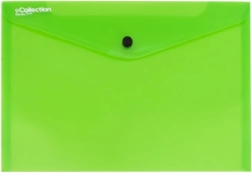 Dokumentenmappe mit Druckknopf grün A5