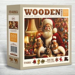 WOODEN CITY Holzpuzzle Santas Häschen 505 Teile