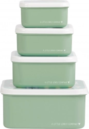 Set aus vier Snackboxen A Little Lovely Company – Freude