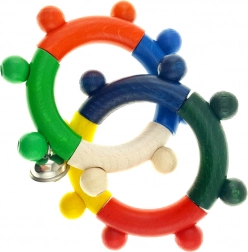 Hess Holzrassel bunte Ringe