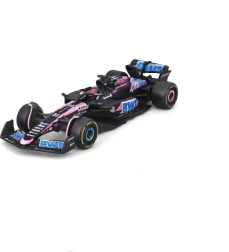 Metallmodell 1:43 Bburago Alpine A524 #31 Esteban Ocon mit Fahrer in Geschenkbox