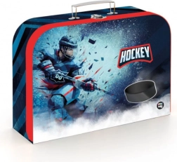 Kinder laminiertes Köfferchen Hockey 34 cm