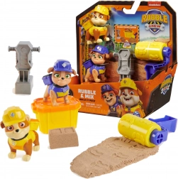 PAW PATROL Rubble & Crew Bauset mit Kinetic Sand und Zubehör