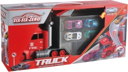 Spielset Lkw mit Katapult und 4 Autos