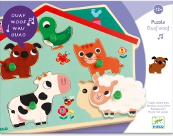 Einlegepuzzle Haustiere DJECO