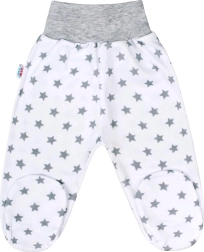 Baby-Schlupfhose New Baby Classic II grau mit Sternchen