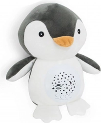 Einschlaf-Pinguin aus Plüsch 26 cm mit Licht und Melodien