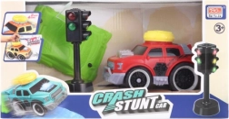 Batteriebetriebenes Rennauto mit Ampel