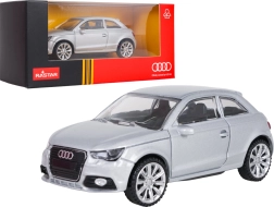 Metallmodell Audi A1 RASTAR, silber, im Maßstab 1:43