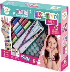 Kreativset zur Herstellung von Armbändern mit Webrahmen und Zubehör