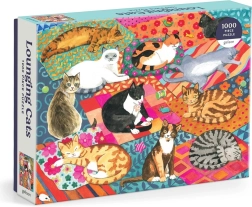 Galison Puzzle Faule Katzen 1000 Teile