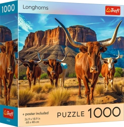 Trefl Puzzle Longhorns 1000 Teile