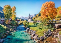 Puzzle Herbst in Ramsau 500 Teile