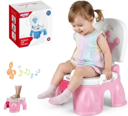 WOOPIE BABY musikalisches Kinder-Töpfchen 3 in 1 mit Stuhl und Tritthocker