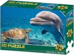 3D-Puzzle – Delfin und Schildkröte