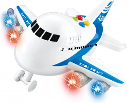 Schwungrad-Flugzeug mit Licht- und Soundeffekten 22 cm