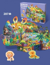 Safari-Puzzleset, 287 Teile