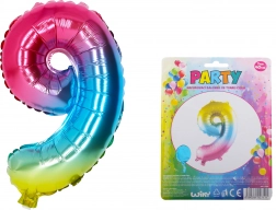 Aufblasbarer Regenbogen-Ballon Nummer 9