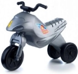 Dreirädriges Laufrad Super Bike, silber, 44 cm