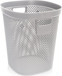 Grauer Büro-Mülleimer 12,5 l