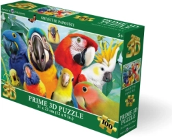 3D-Puzzle Lachende Papageien 100 Teile
