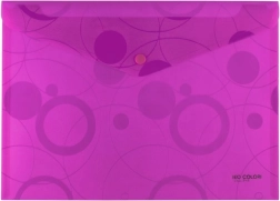 Dokumentenmappe mit Druckknopf A4 Neo Colori rosa
