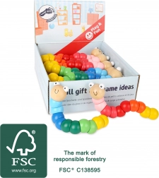 Biegsame Holzraupe SMALL FOOT