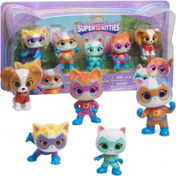 Disney Junior Super Kitties Set mit 5 Figuren – Team Kätzchen